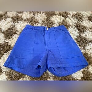 Big bud press high waisted blue work pant shorts L